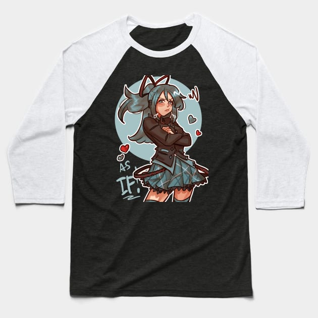 Vocaloid beta if miku Baseball T-Shirt by Anarha